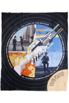 Pink Floyd Wish You Were Here Record Label Blanket ~ 50&quot; x 60&quot; ~ Brand New! - £35.40 GBP