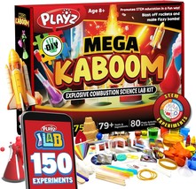 Mega Kaboom 150 Explosive Science Experiments Kit for Kids Age 8 12 with... - $92.93