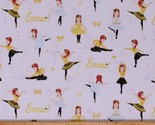Cotton The Wiggles Emma Ballerina Ballet Dancing Fabric Print by Yard D5... - $14.95
