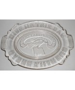 Antique EAPG Give Us This Day Our Daily Bread GLASS PLATTER w/EAGLE - €33,84 EUR