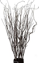 Feilix 10 Pcs. Lifelike Curly Willow Branches, 30 7 Inch Fake Bendable Sticks - £27.17 GBP