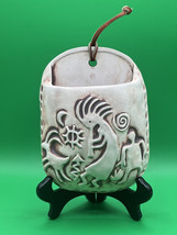 Wall Pocket Hand Made Native American Symbols Kokopelli Art Pottery Hanging - $24.99
