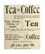 Cobb Bates Yerxa Tea And Coffee 1894 Advertisement Victorian Beverage 3 ... - $19.99