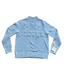 Croft and Barrow Womens Sweater Large Blue - £11.32 GBP