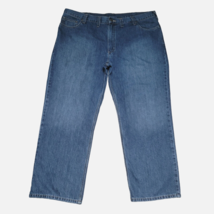 Carhartt Relaxed Fit Men&#39;s Size 44x30 Blue 100% Cotton 5 Pocket Jeans - £19.90 GBP