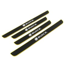 Brand New 4PCS Universal Buick Yellow Rubber Car Door Scuff Sill Cover P... - £9.43 GBP