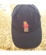 POLO RALPH LAUREN MEN&#39;S NAVY BLUE RARE VARSITY POLO BEAR  CAP HAT OSFA $... - $22.27