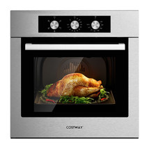 24" Single Wall Oven 2.47Cu.ft Built-in Electric Oven 2300W w/ 5 Cooking Modes - £600.05 GBP
