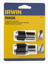 Irwin 3/8 Inch Drive 2 Piece Adjustable Tap Socket Set -2 Pack - £30.50 GBP
