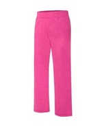 Hanes Girls Fleece Open Leg Sweat Pants Size X-Small 4-5 Fuchsia NEW - £7.74 GBP