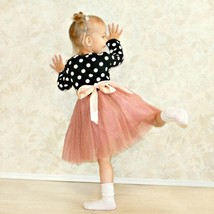 Dot Long Sleeve Dress For Girls Clothing Child Costume Baby Girl Clothin... - £31.34 GBP