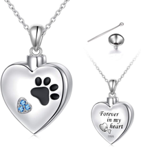 Urn Necklaces for Ashes for Women Girls Cremation Jewelry 925 Sterling Silver Et - £48.16 GBP