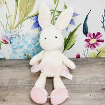 Animal Adventure White Bunny Rabbit Plush 20&quot; Pink Tutu Ballerina Stuffed Animal - £7.85 GBP