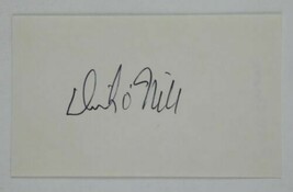 Dick O&#39;Neill Hand Signed 3x5 Index Card Cut The Jerk Cagney &amp; Lacey Falcon Crest - $34.64