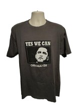 2008 Barack Obama Yes We Can Adult Large Gray TShirt - $19.80