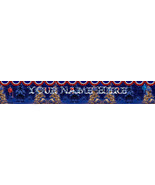 Custom Created Christmas Banner July Christmas trees snow Independence d... - £5.59 GBP