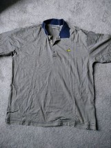 Augusta National Golf Shop Polo Shirt Mens Large Masters Logo Yellow Blue - $14.85