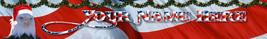 Eagle Santa Hat Christmas in July Custom Designed Web Banner 136a - £5.50 GBP