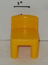 Vintage Little Tikes Dollhouse Mini Yellow Chair Replacement - $24.70