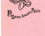 Pigeon House Patio Menu Whitehead Key West Florida Pan American World Ai... - £29.72 GBP