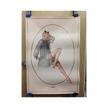 Alberto Vargas Varga Color Lithograph Sleepy Time Gal Pinup Pin up Esquire - £40.69 GBP