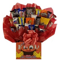 Chocolate Candy bouquet (Junk Food Junkie Gift Box) - £47.95 GBP