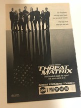 Threat Matrix TV guide Print Ad James Denton Kelly Rutherford Tpa2 - £4.66 GBP