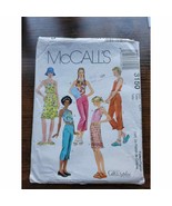 2001 McCall&#39;s 3150 Pattern - Teen Tank Pants Skirt - Size CH 7-8-10 - $9.89