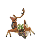 Jim Shore Reindeer Green Blanket Hanging Ornament 117716 Heartwood Creek... - €34,24 EUR