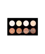NYX HCPP01 Highlight &amp; Contour Pro Palette 8 Colors x 0.09 oz Full Size New - $16.19