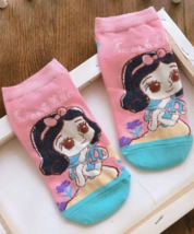 Mermaid Princess Cotton Blend Socks | Women Ankle Socks Tights Stocking ... - £30.66 GBP