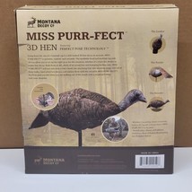 Montana Miss Purr-Fect 3D Hen Turkey Decoy ~ 3 Poses In One - £58.90 GBP