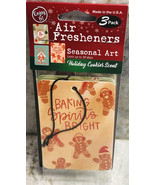 Seasonal Art Collection Air Freshener Holiday Cookies Scent: 3 Pack. - $16.82