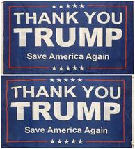 Trade Winds Thank You Trump Save America Again Blue Premium Quality Heavy Duty 1 - £23.44 GBP