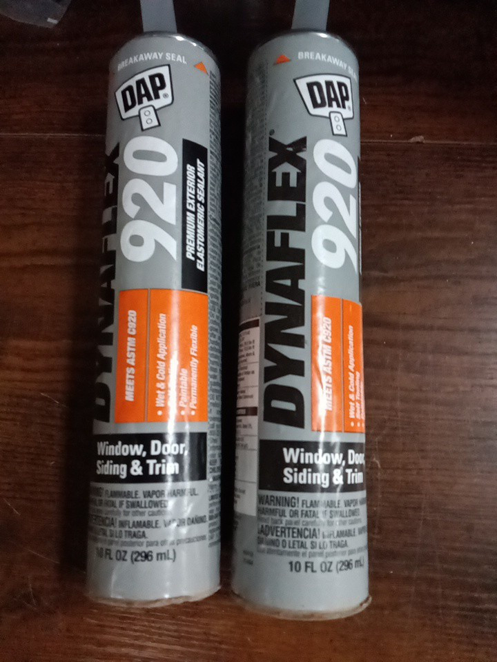 2pk Tubes Dynaflex 920 Premium Exterior Elastomeric Sealant Dap Br128 10... - $18.99
