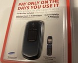 NEW Verizon Samsung Smooth Flip Cell Phone SCH-U350 Prepaid Phone - Blue... - £23.36 GBP