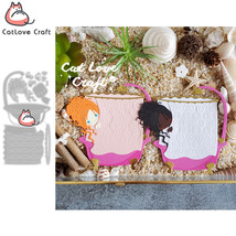 Shower Girl Metal Cutting Dies Scrapbooking Card Making Craft Embossing - $9.89