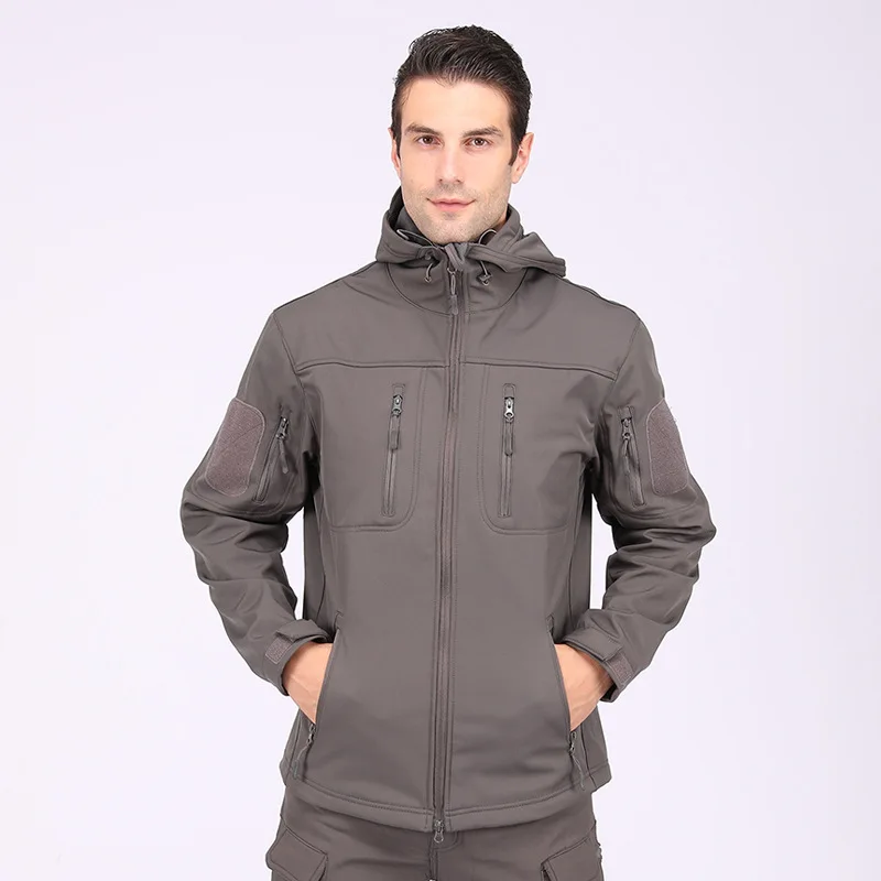 ESDY Soft   Jacket Men Waterproof Windbreaker Fleece Coat Hunt  Jacket Hi Fishin - £155.93 GBP