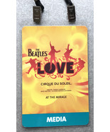 Beatles Love Show Media Backstage Pass Mirage Las vegas - $283.92 MXN