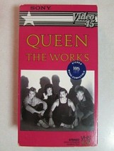 Queen The Works 1984 Music Video Tape Vhs Ntsc Hi Fi Stereo Freddie Mercury Oop - £23.36 GBP