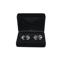 Men J.Valintin Cufflinks by Vitorofolo for French Cuff Shirt V39-48 Wine Silver image 3