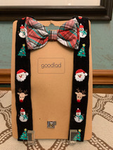 NWT - Goodlad Toddler Christmas Holiday Bowtie and Suspender Set - £13.54 GBP