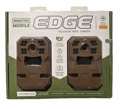 Moultrie Mobile Edge Cellular Trail Camera 33MP Records 720p Video 2 Pack - $129.95