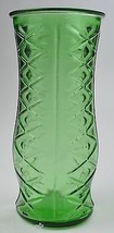 E. O. Brody Crisscross Pattern Green Vase 8.625" Tall Collectible X Home Decor - $19.34