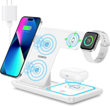 Wireless Charging Station, 3 in 1 Wireless Charger Stand, Fast Wireless Charging - £52.74 GBP