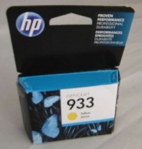933 HP yellow color ink ORIGINAL cartridge - OfficeJet 6100 6600 6700 71... - £15.53 GBP