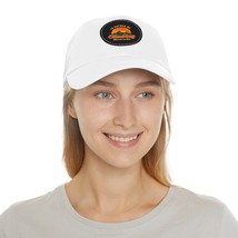 Round Patch Dad Hat Unisex Embroidered Patch Patch Baseball Cap Cotton T... - £17.74 GBP