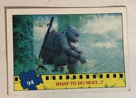 Teenage Mutant Ninja Turtles 1990  Trading Card #94 What To Do Next - £1.57 GBP