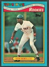 Boston Red Sox Sam Horn 1988 Topps Toys R Us Rookies # 14 nm  ! - £0.78 GBP