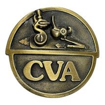 CVA Connecticut Valley arms brass belt buckle muzzleloader black powder 3 inch - £7.14 GBP